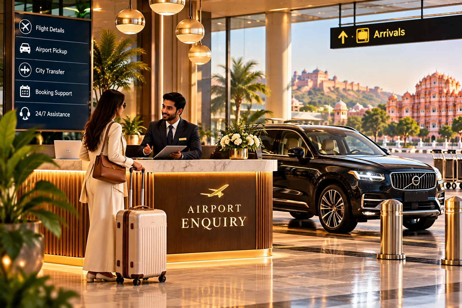 Airport taxi enquiry with Siyaram Travels