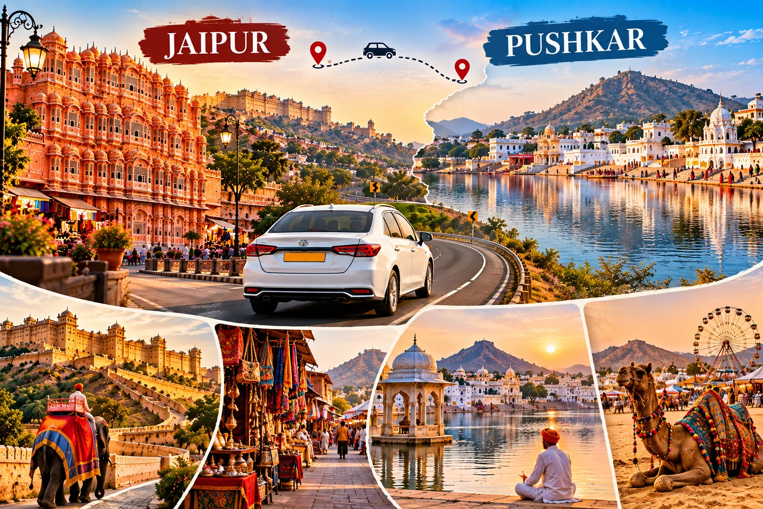 Jaipur to Pushkar cab travel guide