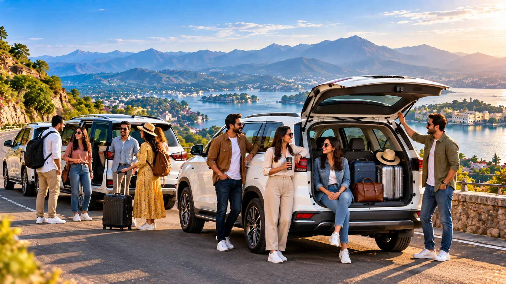 Group travel vehicle from Jaipur