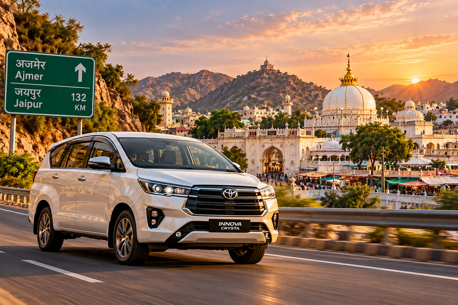 Jaipur to Ajmer one way taxi