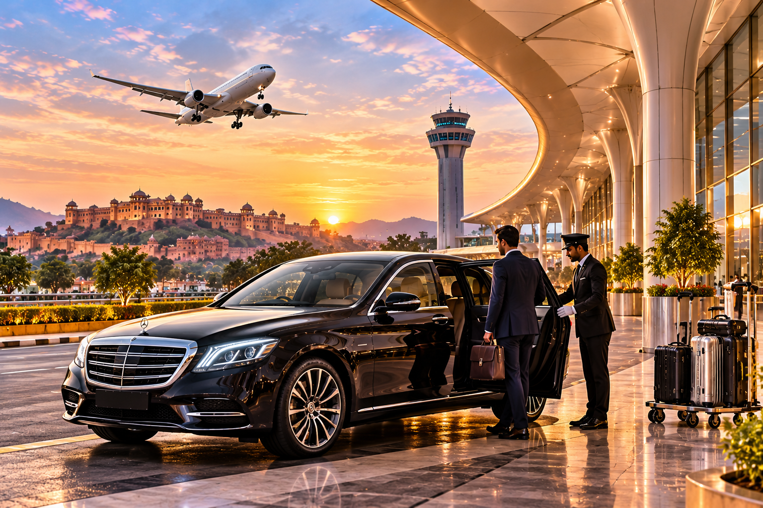 Corporate airport taxi travel in Jaipur