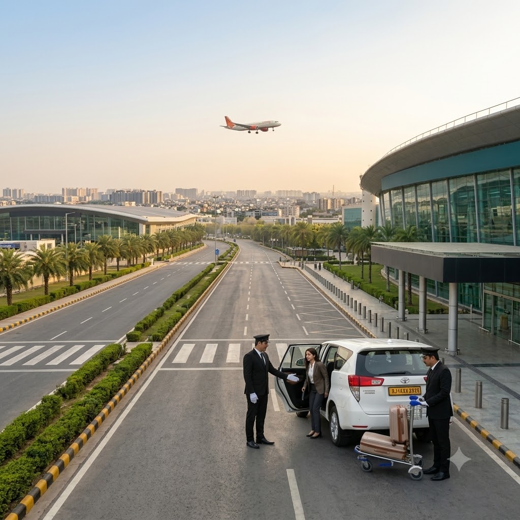 Jaipur Airport taxi drop service