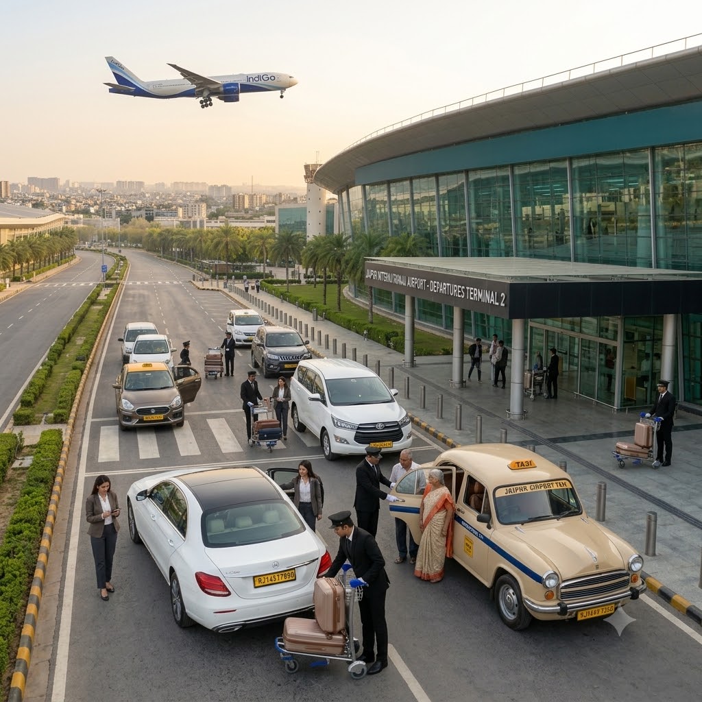 Jaipur Airport drop taxi service