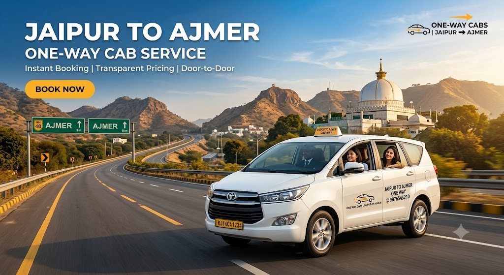 Jaipur to Ajmer cab service