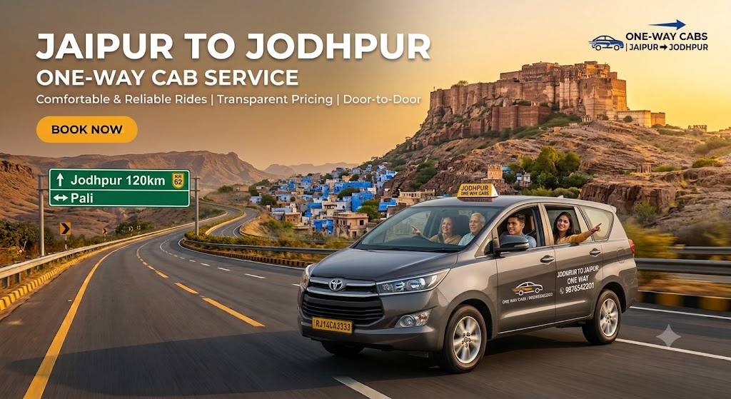 Jaipur to Jodhpur cab service
