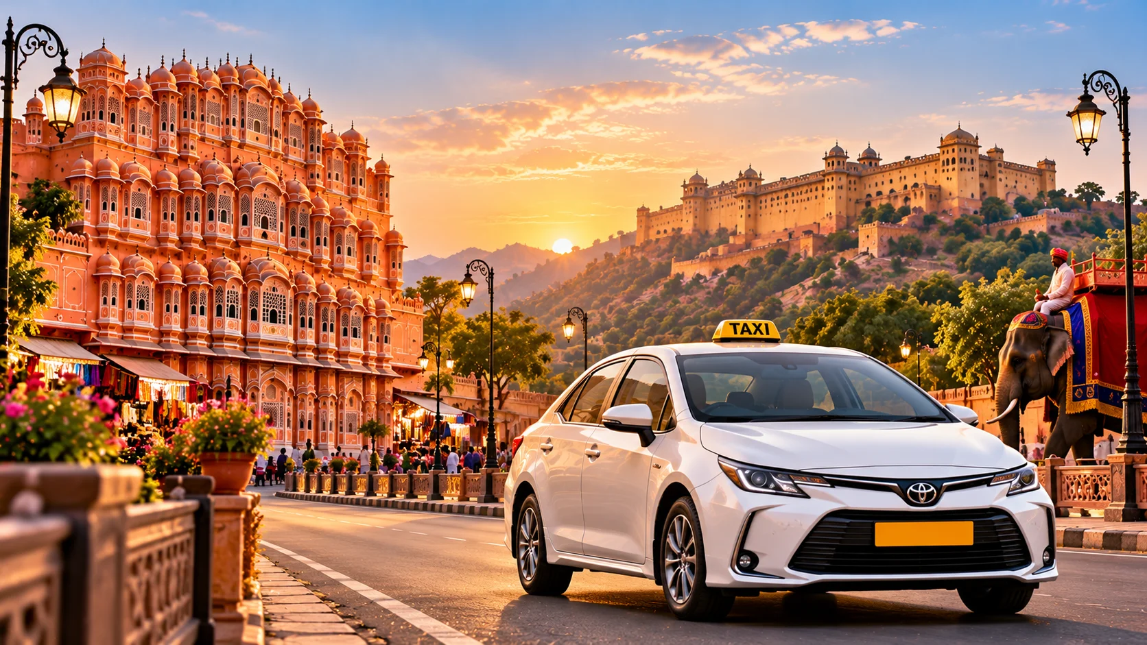 Taxi travel in Jaipur Rajasthan