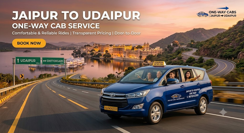Jaipur to Udaipur cab service