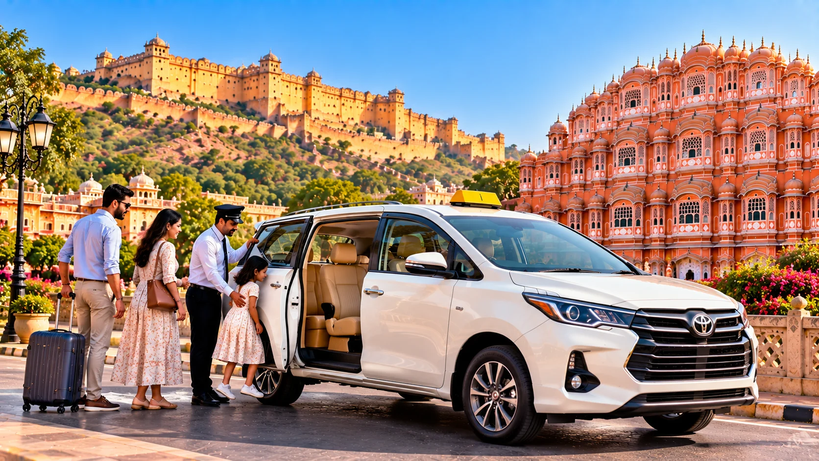 Comfortable cab service in Jaipur