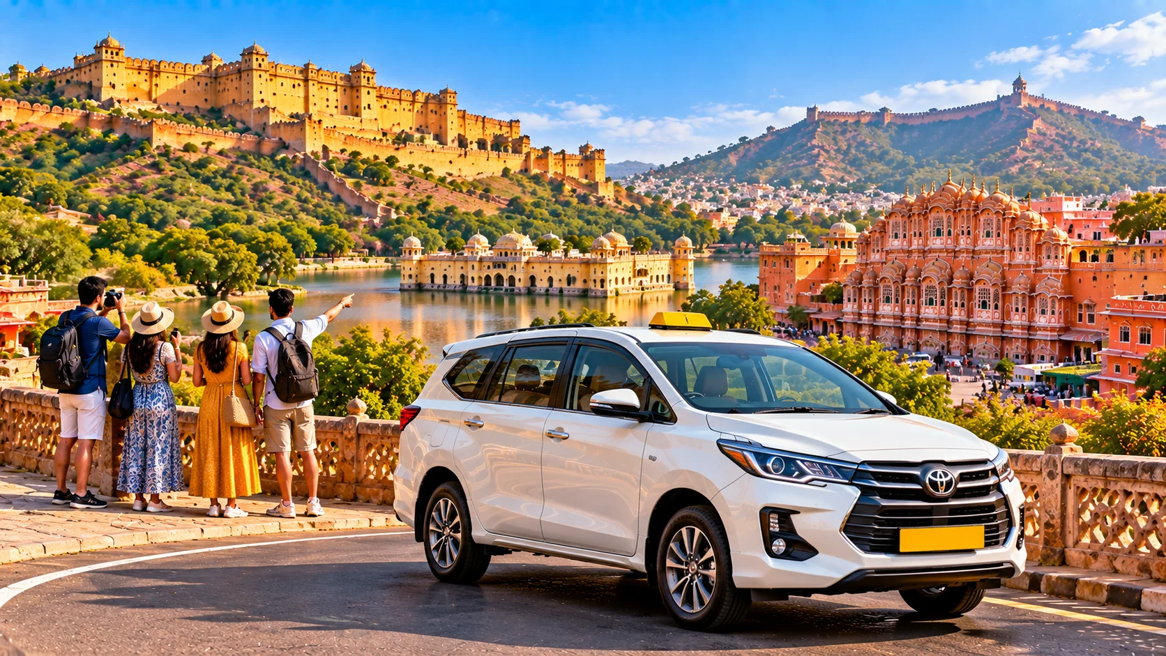 Jaipur sightseeing taxi service